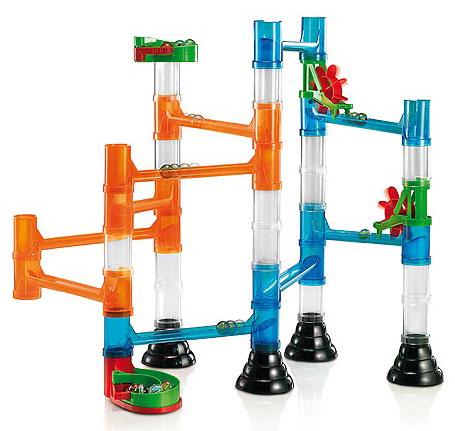 Code as a marble run, data as marbles
